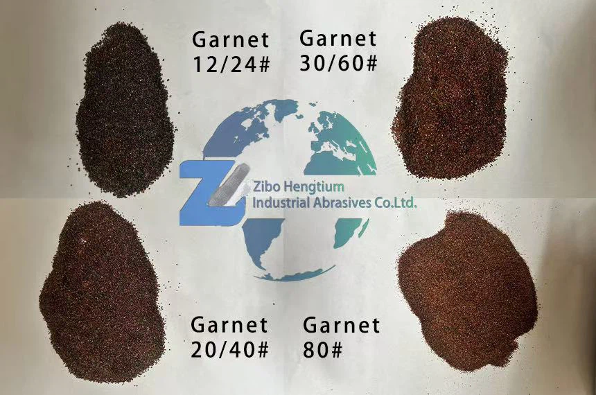 गार्नेट रेत पॉलिशिंग